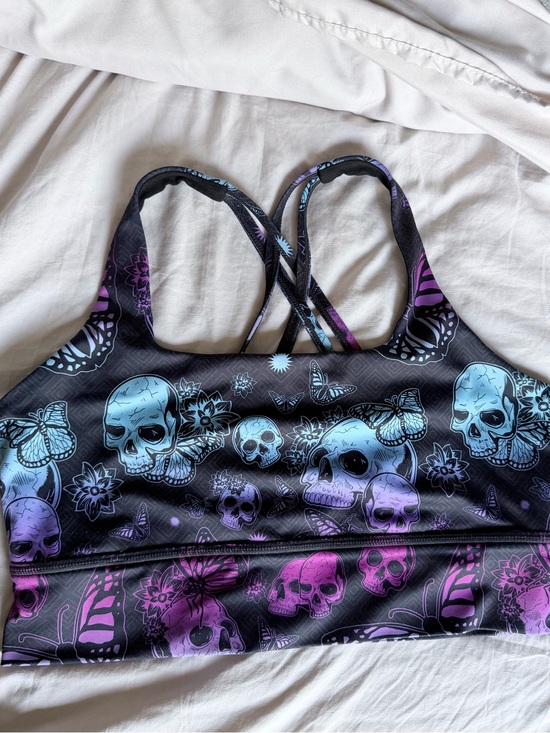 Constantly Varied Gear Other - Constantly Varied Gear CVG “Pretty Deadly” Butterfly Skulls Sports Bra Large